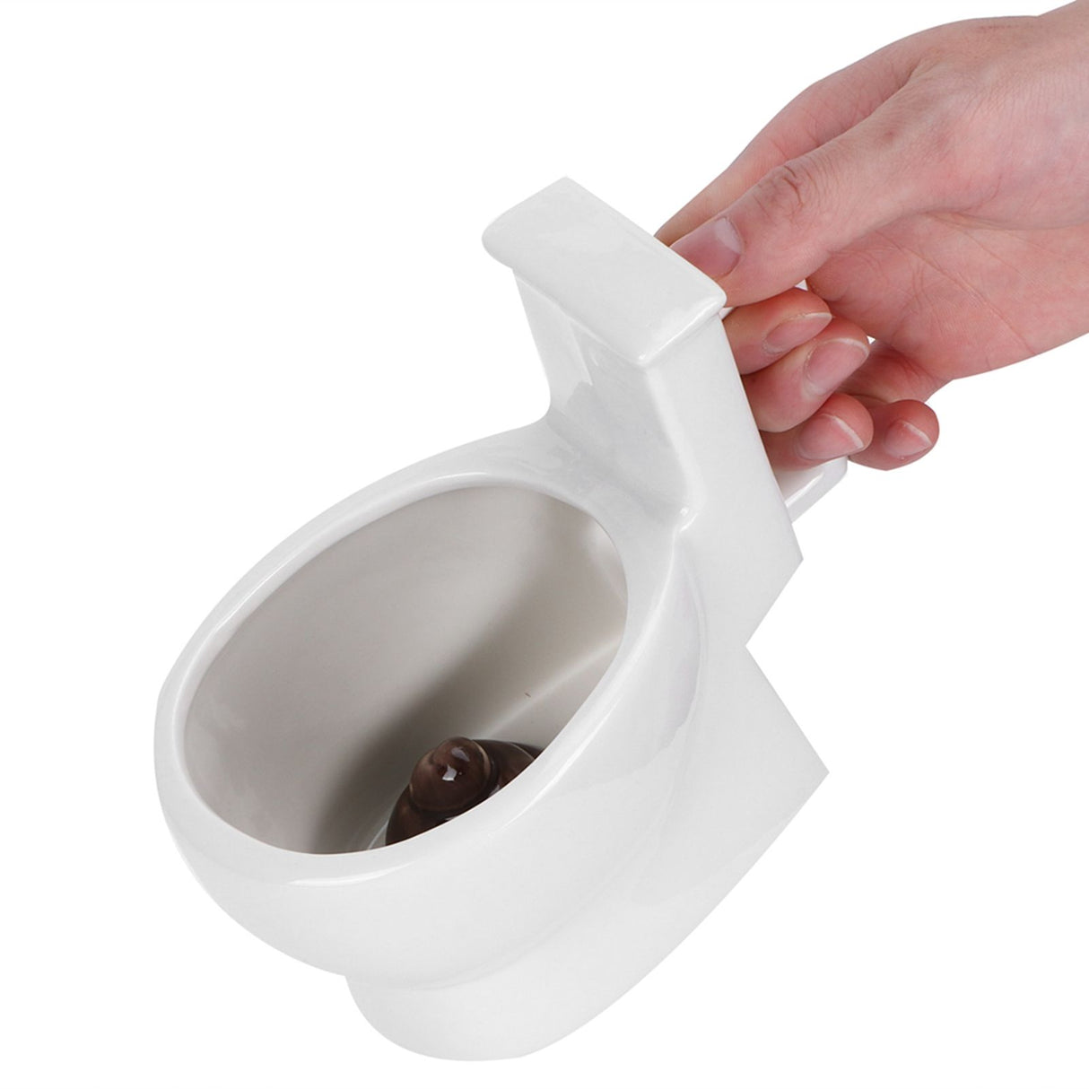 301‑400ml Ceramic Toilet Mug Funny Coffee Cup with Handle Personalized Gift for Friends