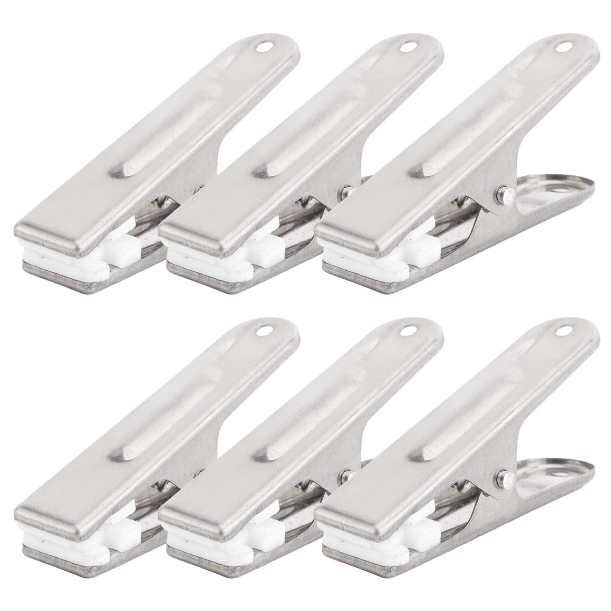 20Pcs Clothes Clips Stainless Steel Clothes Hanging Pins Clamps Home Laundry Underwear Pegs