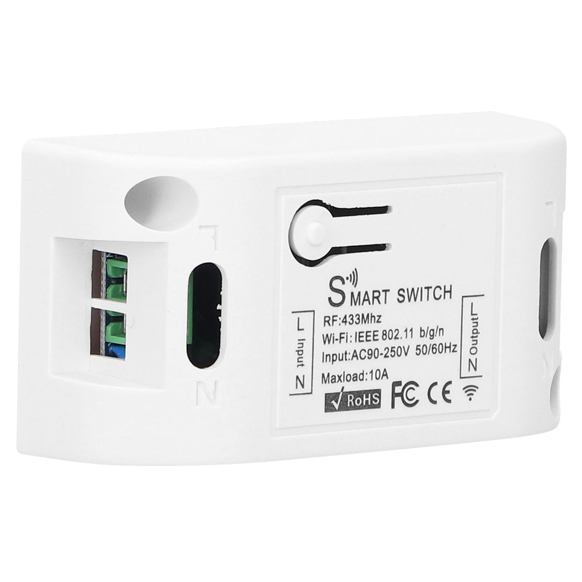 KR2201W‑4 APP Wireless Remote Control 433Mhz Wifi Timing Switch Controller for Light 90‑250V