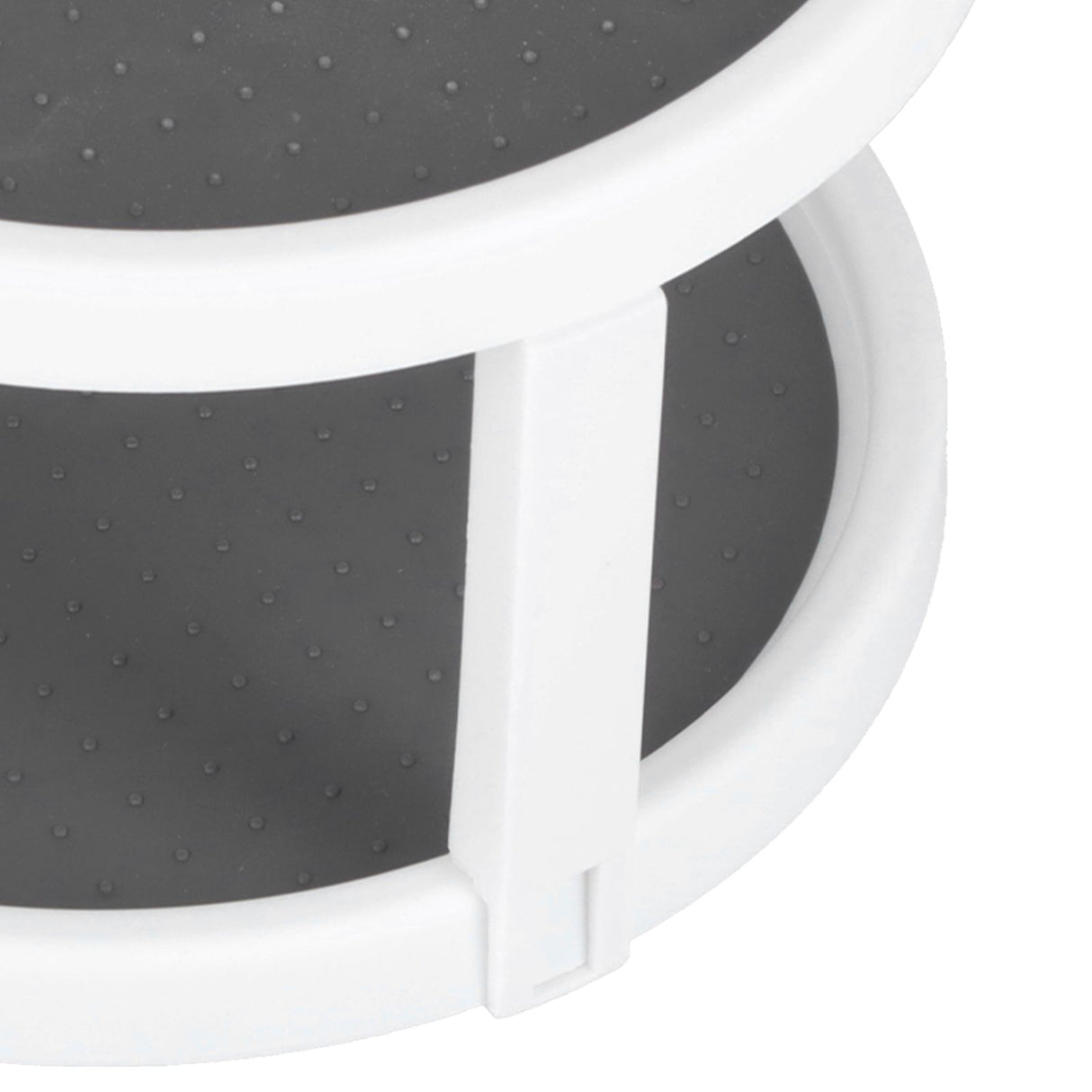 Cabinet Turntable Organizer Antislip Rotatable Storage Tray Multifunctional Rotating Spice Rack for Kitchen Single Double Layer Small Size