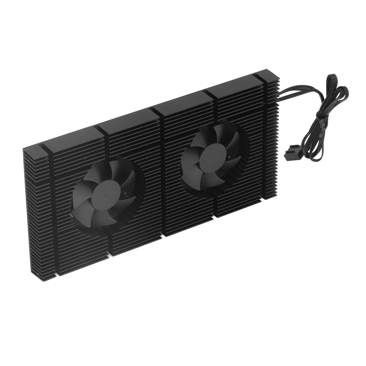 GK6 Dual PWM Fan VRAM Heatsink Adjustable Speed Backplane Memory Cooling Cooler for 3080 3070 Radiator0.5mm Pad 600