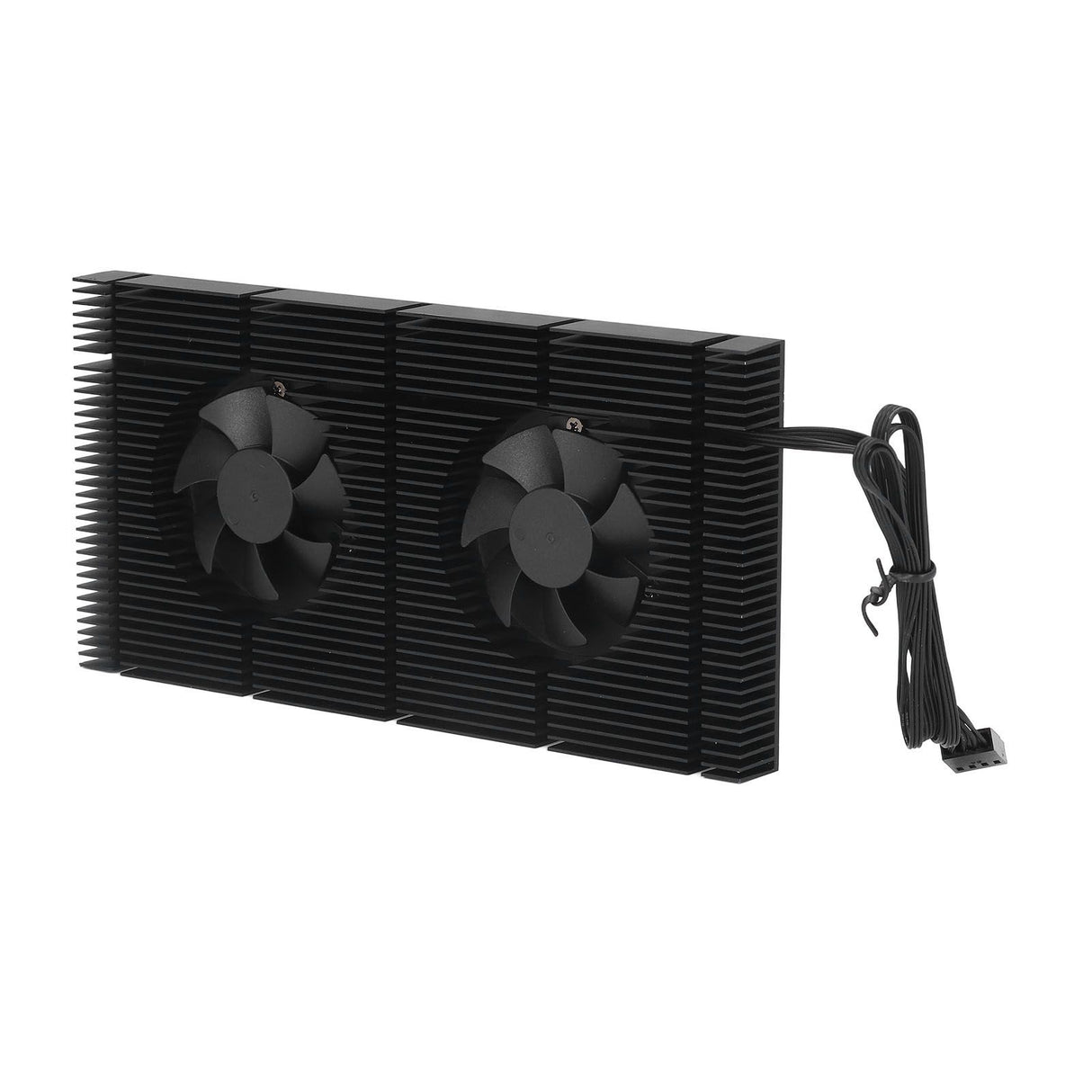 GK6 Dual PWM Fan VRAM Heatsink Adjustable Speed Backplane Memory Cooling Cooler for 3080 3070 Radiator0.5mm Pad 600