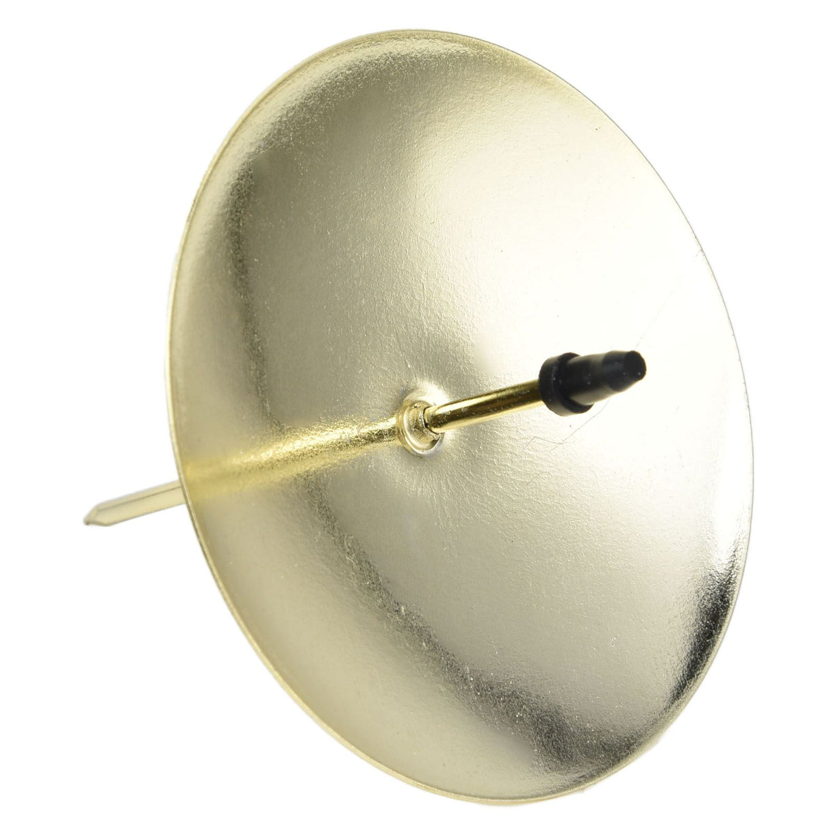 12pcs Candle Plate Iron Material 7x6.5cm/2.8x2.6in Gold Stable Reliable Decorative Wearable Fixing Holder for Party