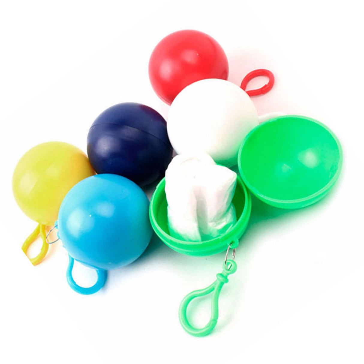 Portable Raincoat Ball Mini Emergency Thickened Disposable Raincoat Ball for Outdoor MountaineeringRandom Color