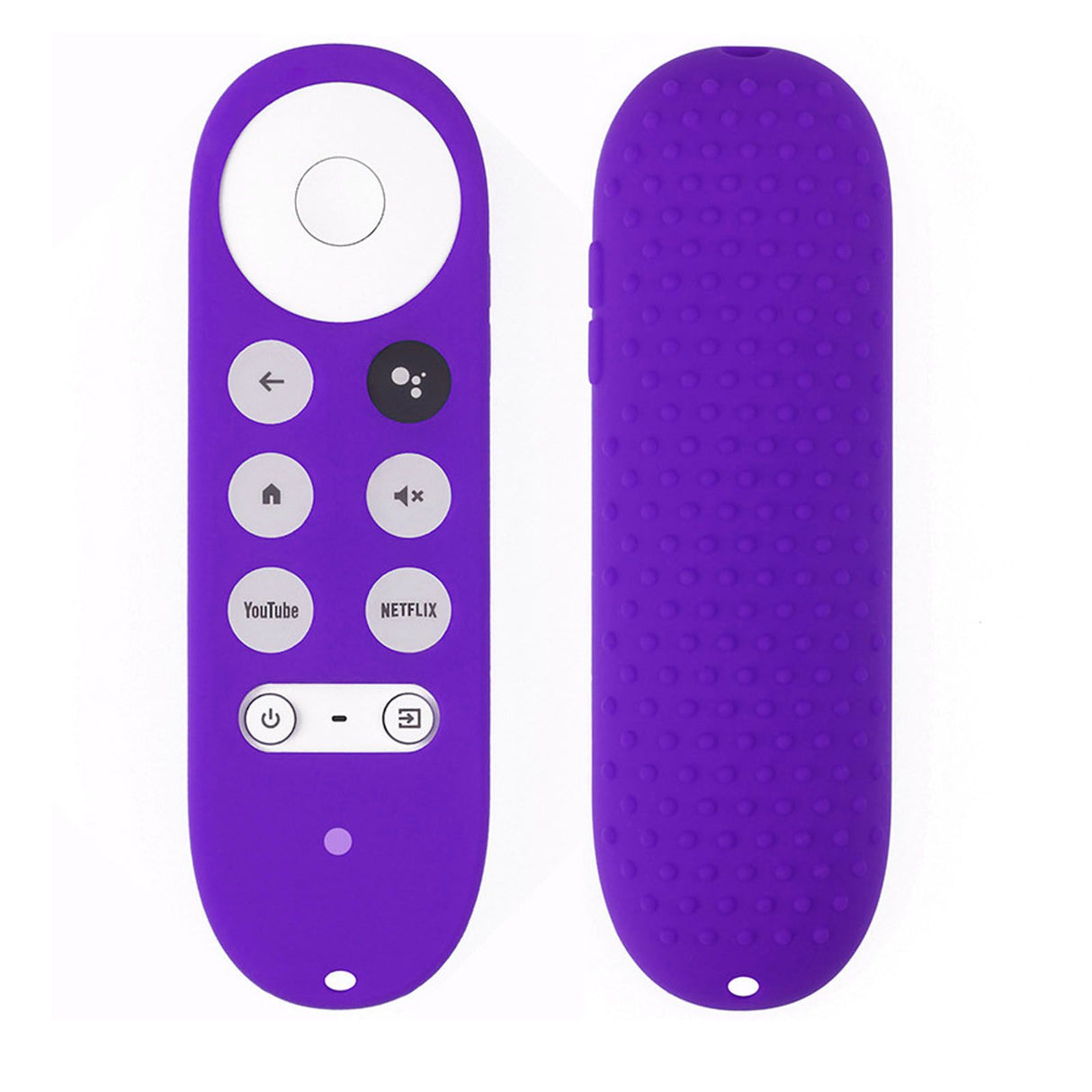Remote Control Protective Cover Silicone Case for Chromecast with Google TV Remote Controller Purple