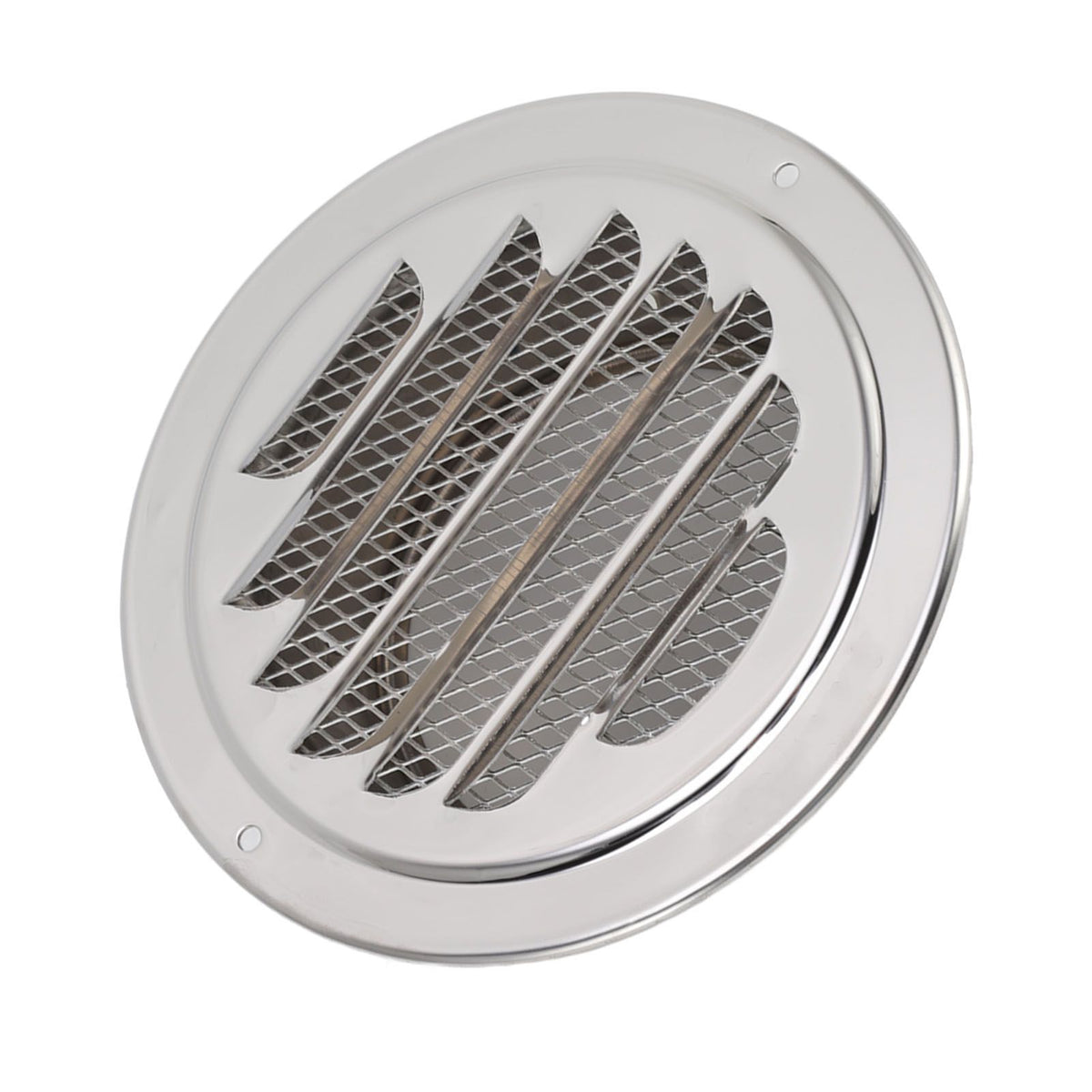 Air Ventilation Cover 304 Stainless Steel Round Exhaust Duct Grill Cap for Kitchen and Bathroom 100mm / 3.9in