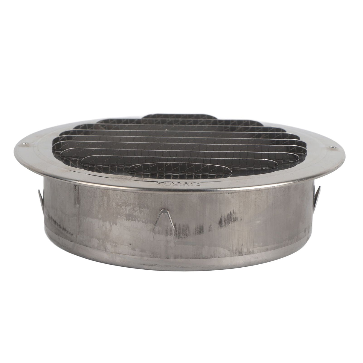 Air Ventilation Cover 304 Stainless Steel Round Exhaust Duct Grill Cap for Kitchen and Bathroom 160mm / 6.3in