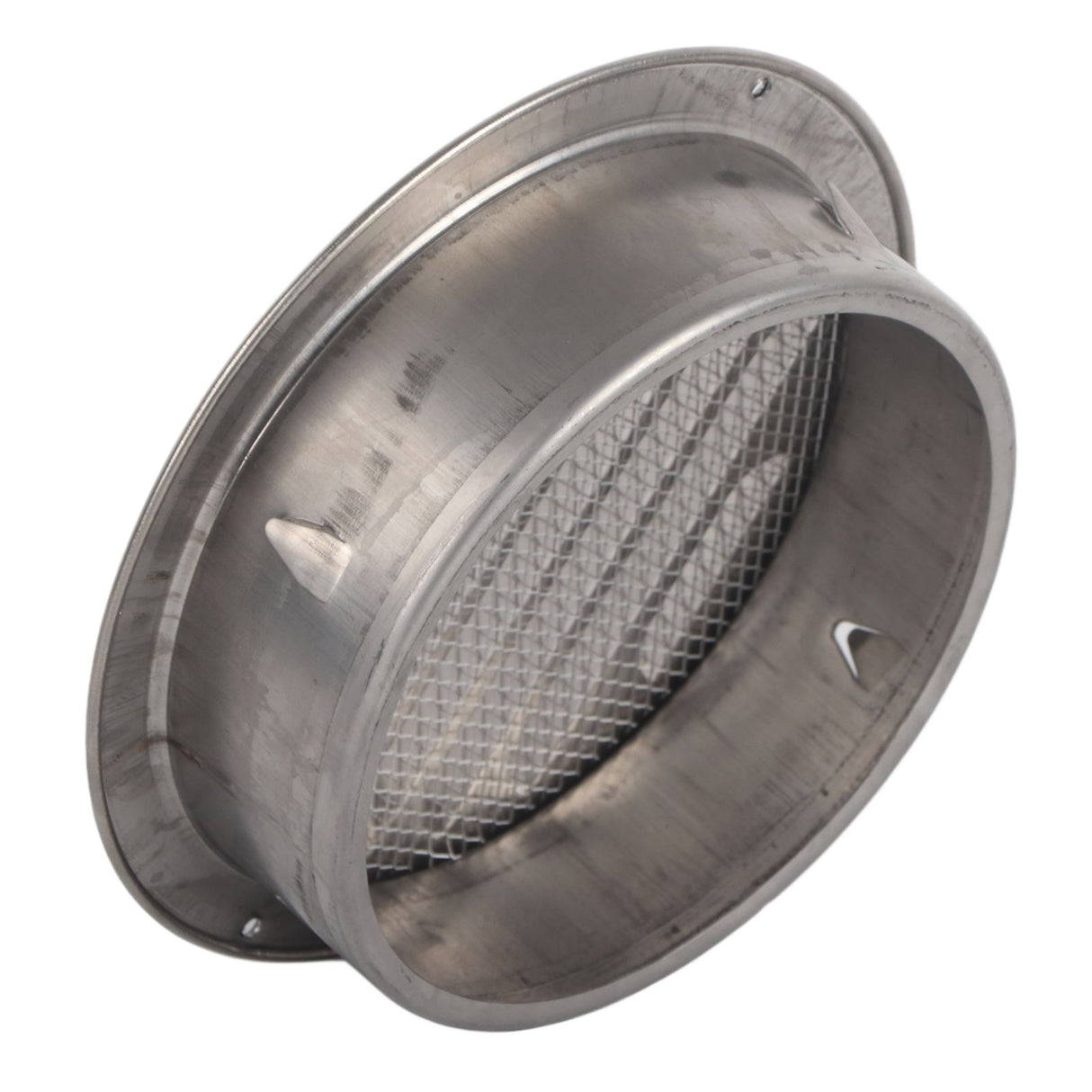 Air Ventilation Cover 304 Stainless Steel Round Exhaust Duct Grill Cap for Kitchen and Bathroom 160mm / 6.3in