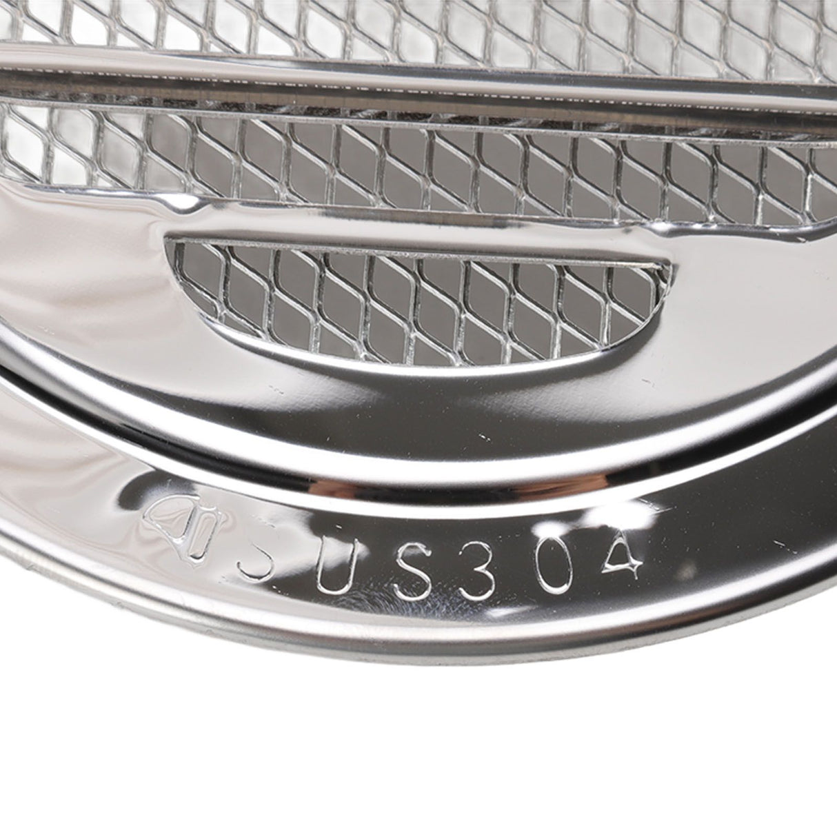 Air Ventilation Cover 304 Stainless Steel Round Exhaust Duct Grill Cap for Kitchen and Bathroom 160mm / 6.3in