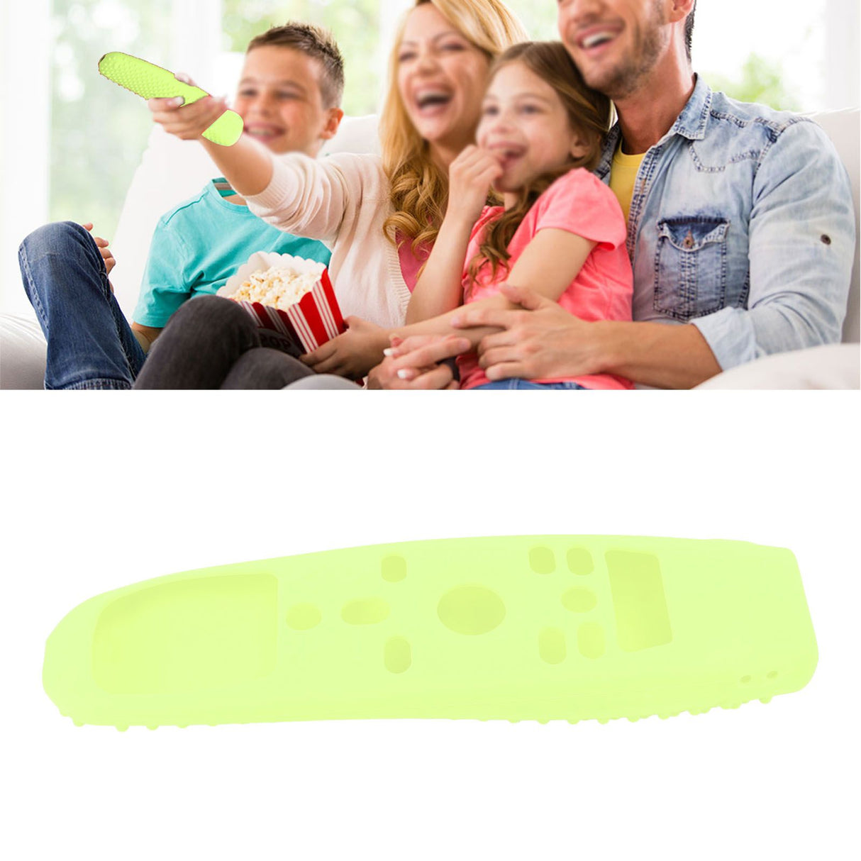 Smart Remote Control Protection Cover Silicone TV Controller Dustproof Case for LG MR 20 Green
