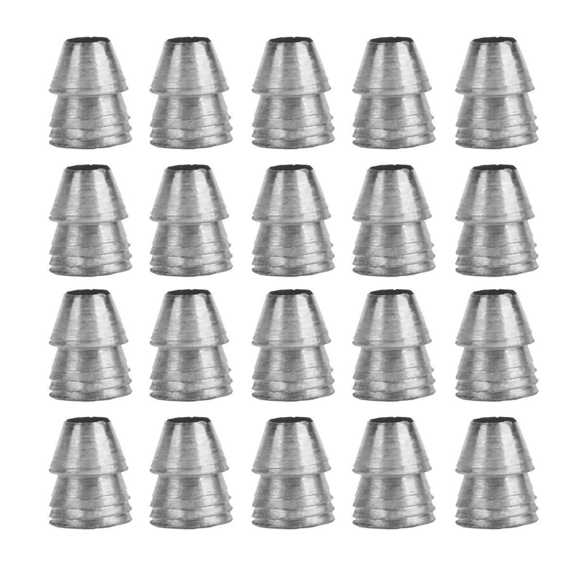 20pcs Safety Round Handle Wedges Steel Hammer Handle Splitting Wedge Set for Axe Claw Hammer Sledge Diameter 11mm / 0.43in