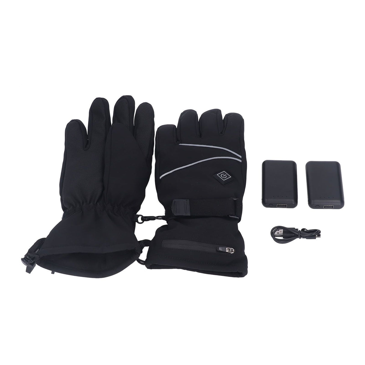 Electric Heating Gloves 3 Adjustable Temperature Lithium Battery Gloves for Outdoor Activities M