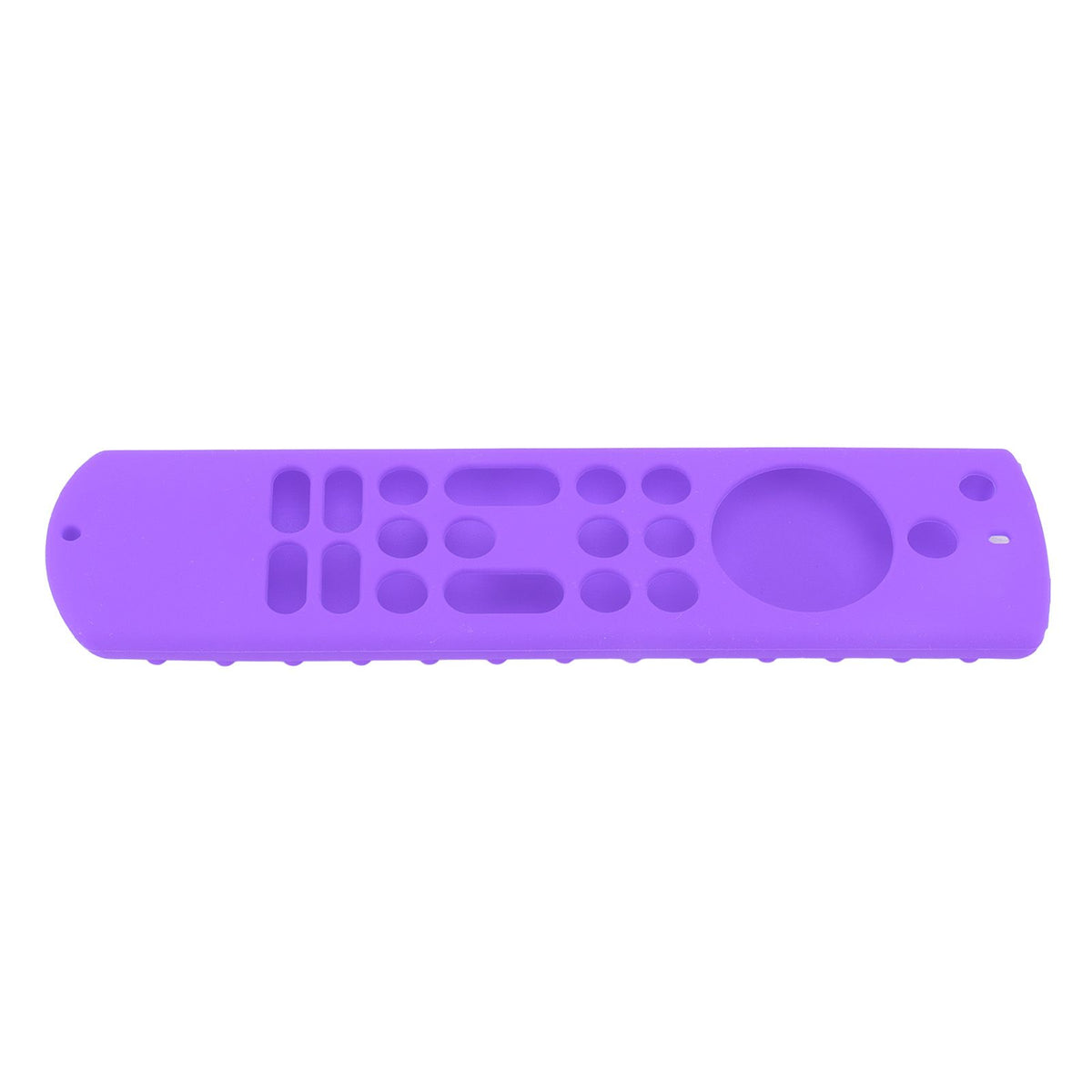 Remote Control Silicone Case Soft Safe Shockproof Waterproof Precise Cutout Fully Wrap Remote Cover for Amazon TV Purple