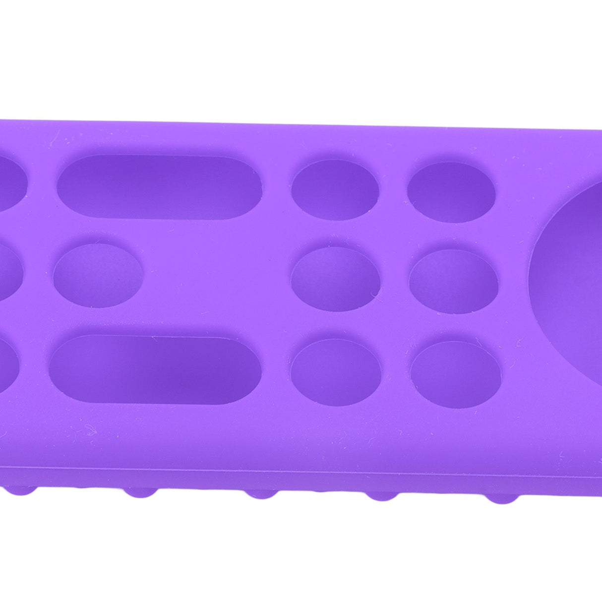 Remote Control Silicone Case Soft Safe Shockproof Waterproof Precise Cutout Fully Wrap Remote Cover for Amazon TV Purple