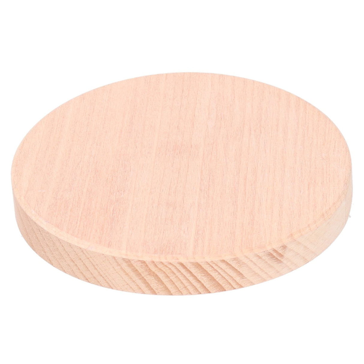Round Wood Coaster Placemat Round Heat Resistant Drink Mat Cup Pad for Home KitchenWood Color