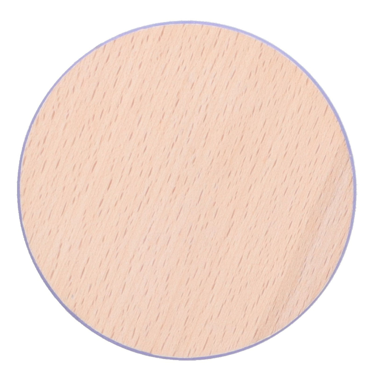 Round Wood Coaster Placemat Round Heat Resistant Drink Mat Cup Pad for Home KitchenPurple