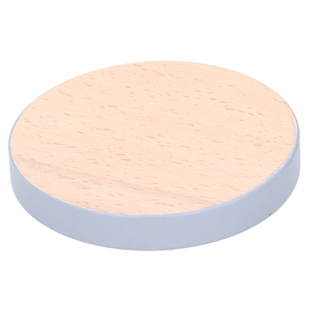 Round Wood Coaster Placemat Round Heat Resistant Drink Mat Cup Pad for Home KitchenGray