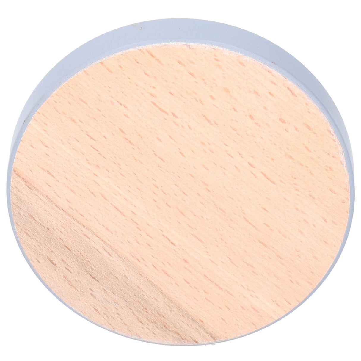Round Wood Coaster Placemat Round Heat Resistant Drink Mat Cup Pad for Home KitchenGray