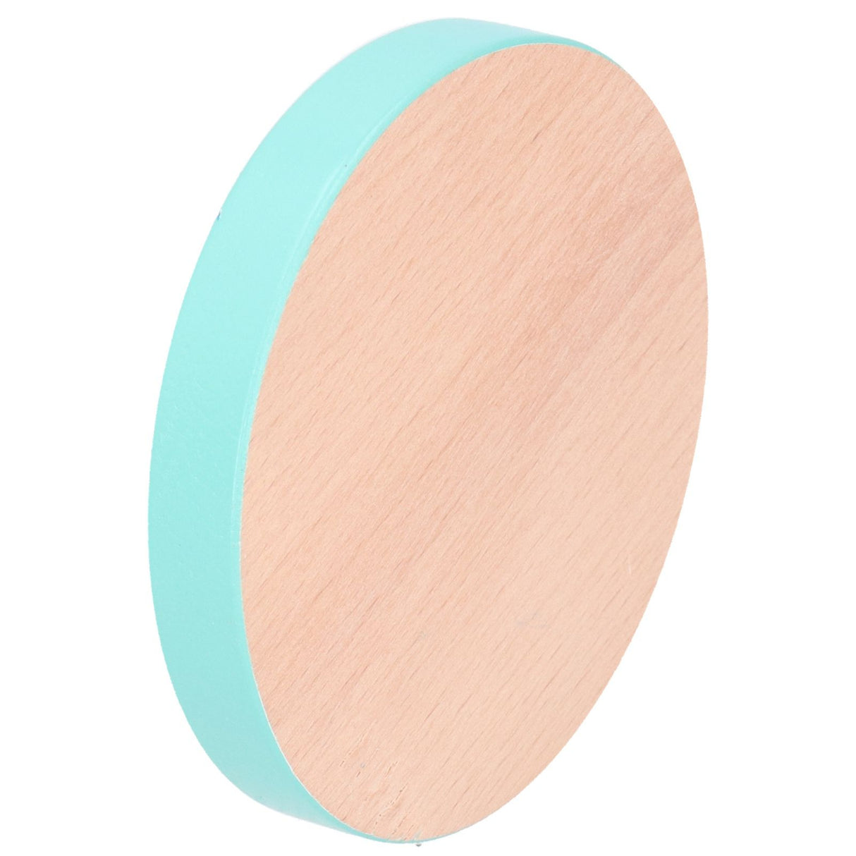 Round Wood Coaster Placemat Round Heat Resistant Drink Mat Cup Pad for Home KitchenBlue