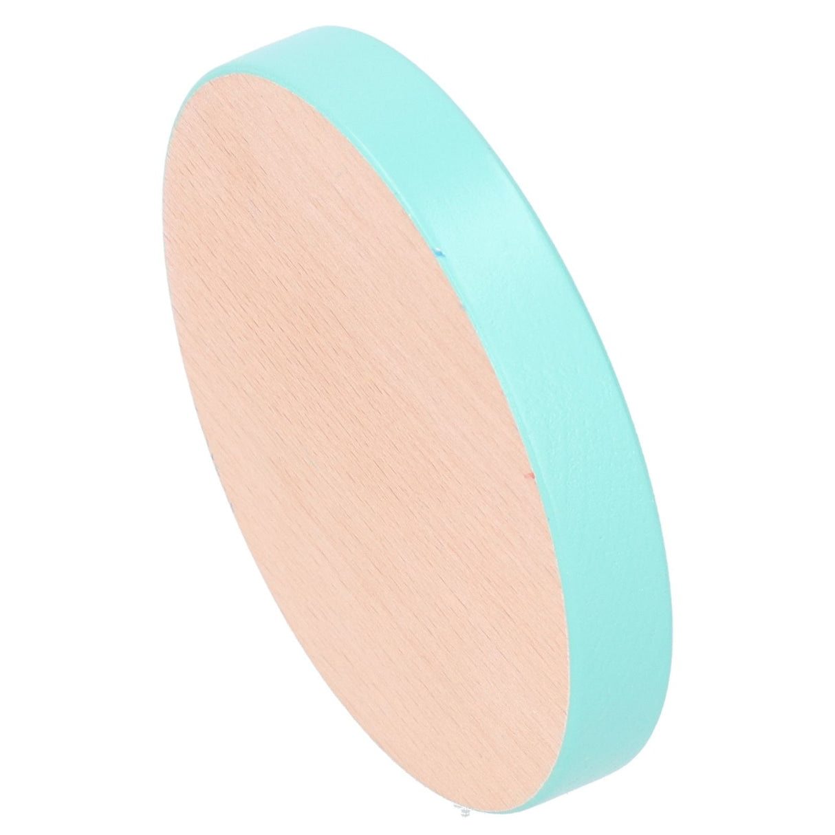 Round Wood Coaster Placemat Round Heat Resistant Drink Mat Cup Pad for Home KitchenBlue