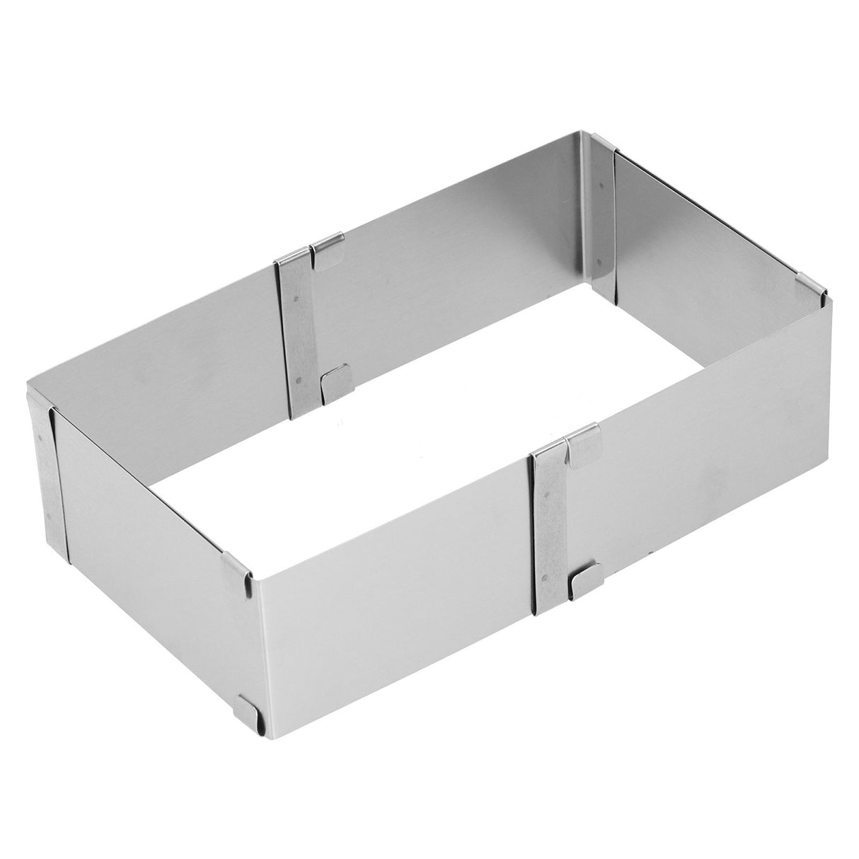 Stainless Steel Square Mousse Ring Retractable Biscuits Cake Mold Kitchen DIY Baking ToolsS 10~18cm