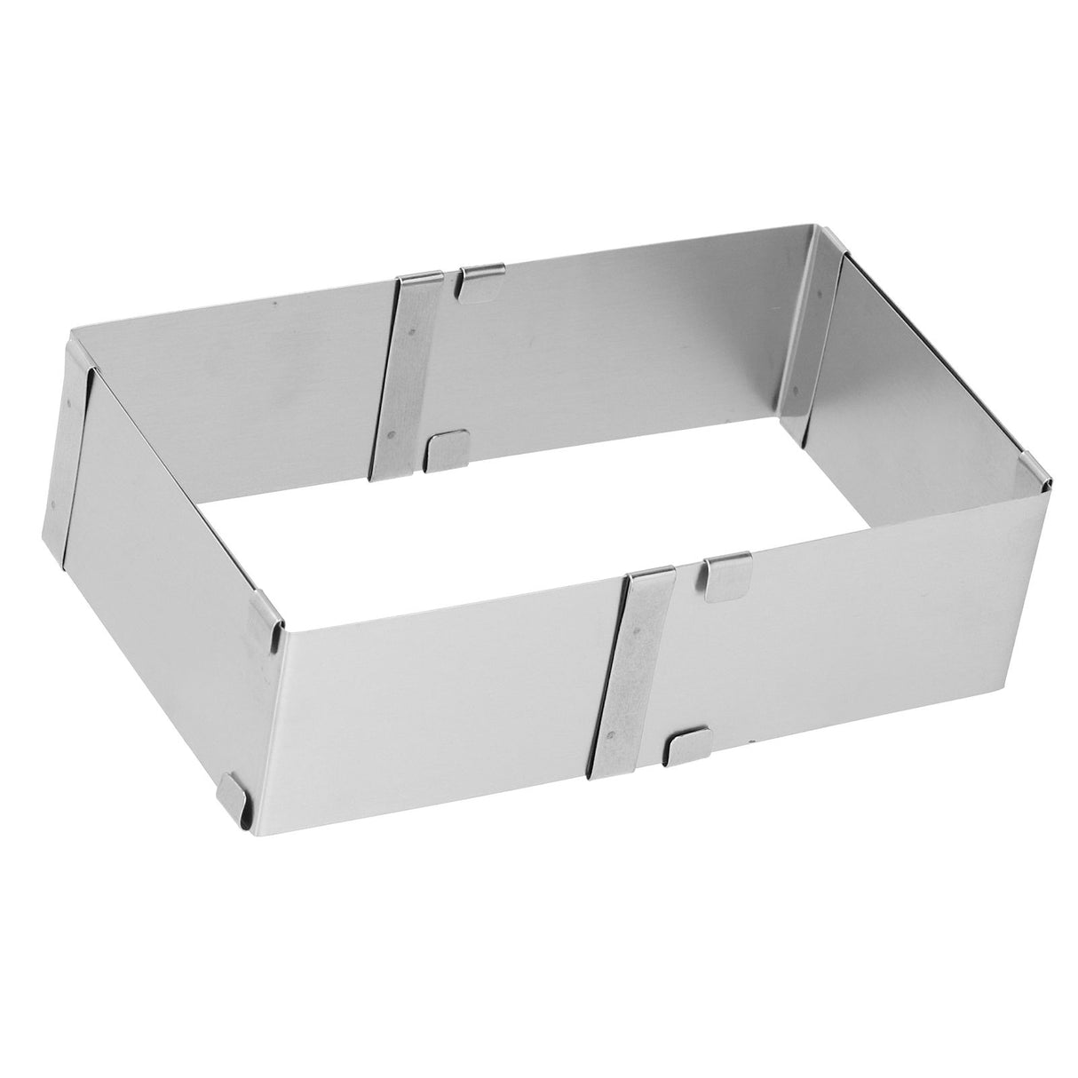 Stainless Steel Square Mousse Ring Retractable Biscuits Cake Mold Kitchen DIY Baking ToolsS 10~18cm