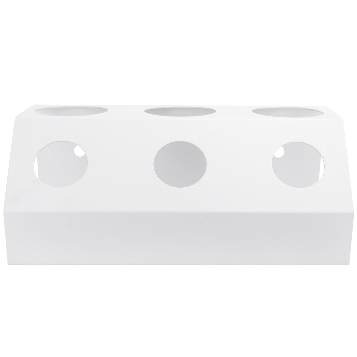 Soda Bottle Drainer Tabletop 3 Holes Bottles Draining Rack with Pad for Kitchen Dining RoomWhite