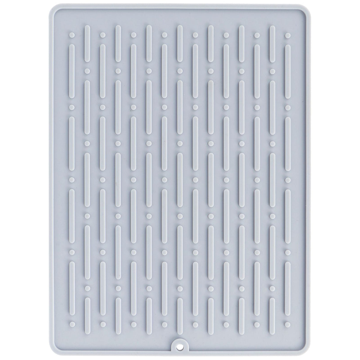 Silicone Draining Pad Non Slip Soda Bottles Drying Rack Mat Kitchen Accessories Gray(2 Hole Drain Rack Mat )