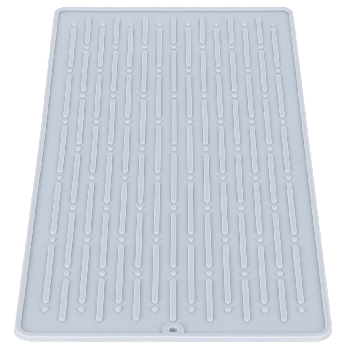 Silicone Draining Pad Non Slip Soda Bottles Drying Rack Mat Kitchen Accessories Gray(3 Hole Drain Rack Mat )