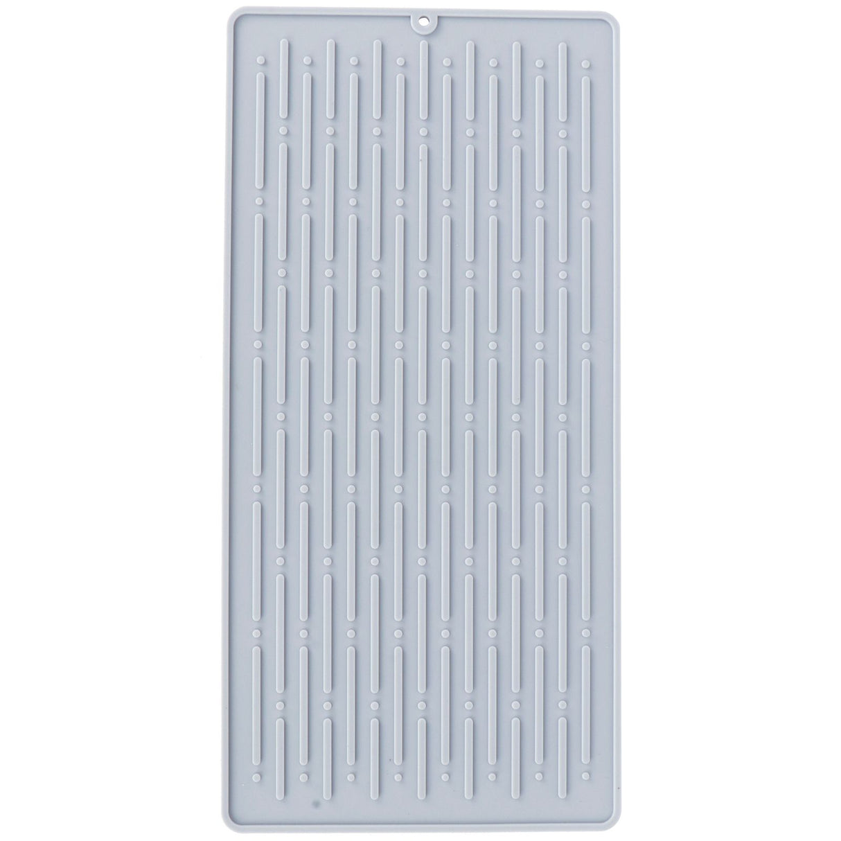 Silicone Draining Pad Non Slip Soda Bottles Drying Rack Mat Kitchen Accessories Gray(3 Hole Drain Rack Mat )