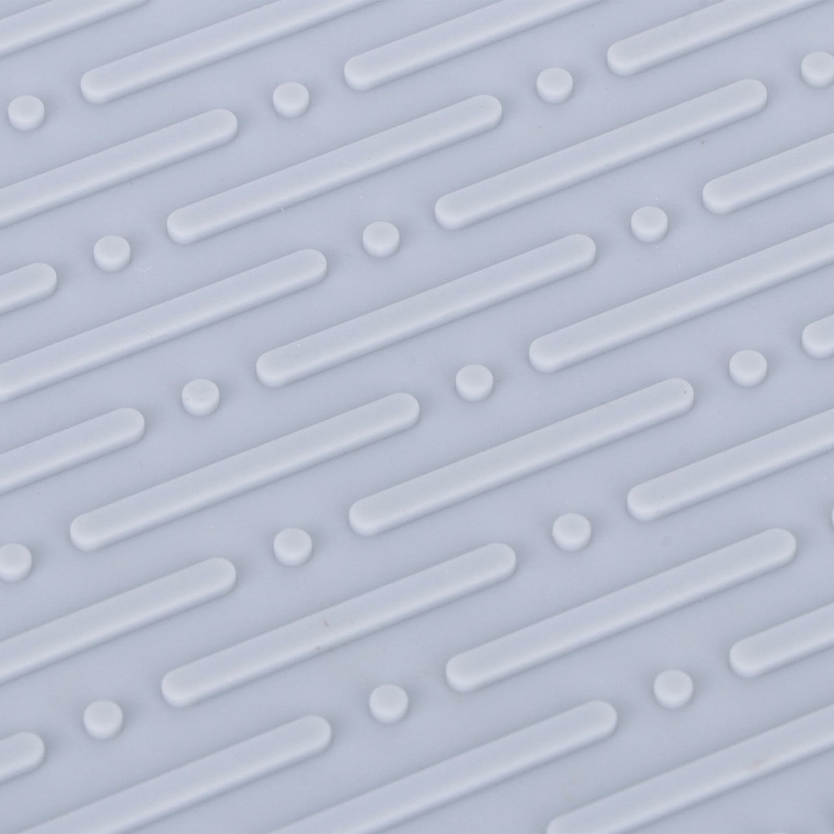 Silicone Draining Pad Non Slip Soda Bottles Drying Rack Mat Kitchen Accessories Gray(3 Hole Drain Rack Mat )