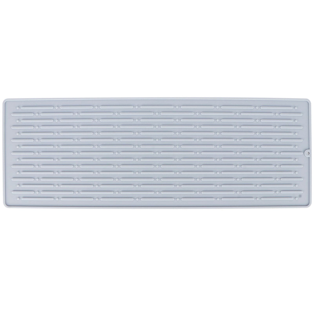 Silicone Draining Pad Non Slip Soda Bottles Drying Rack Mat Kitchen Accessories Gray(4 Hole Drain Rack Mat )