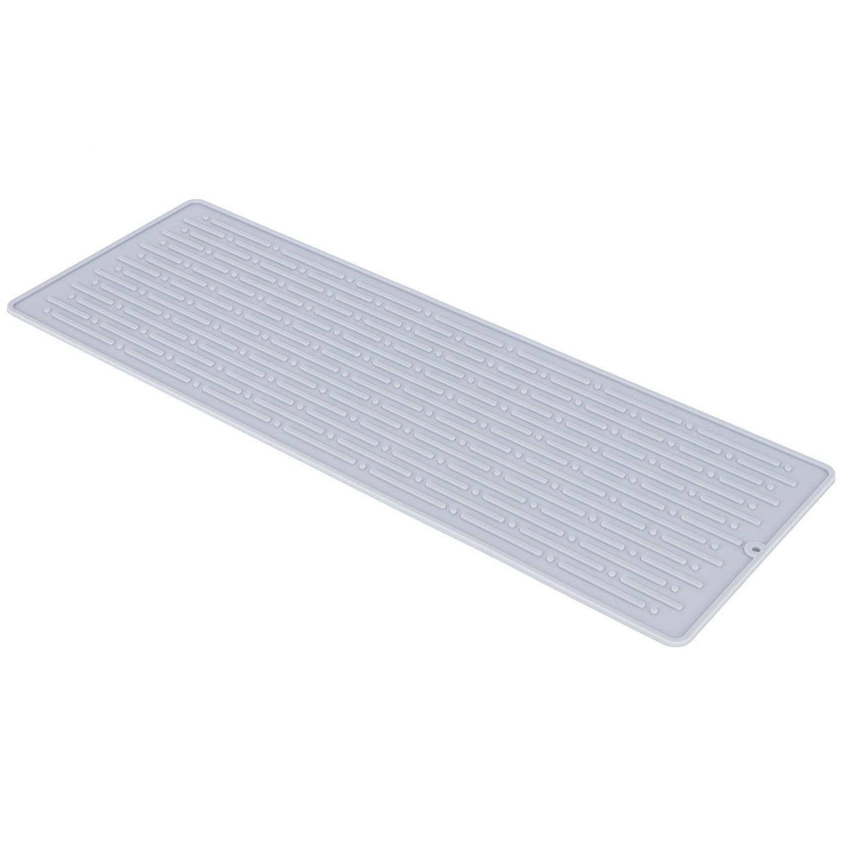Silicone Draining Pad Non Slip Soda Bottles Drying Rack Mat Kitchen Accessories Gray(4 Hole Drain Rack Mat )
