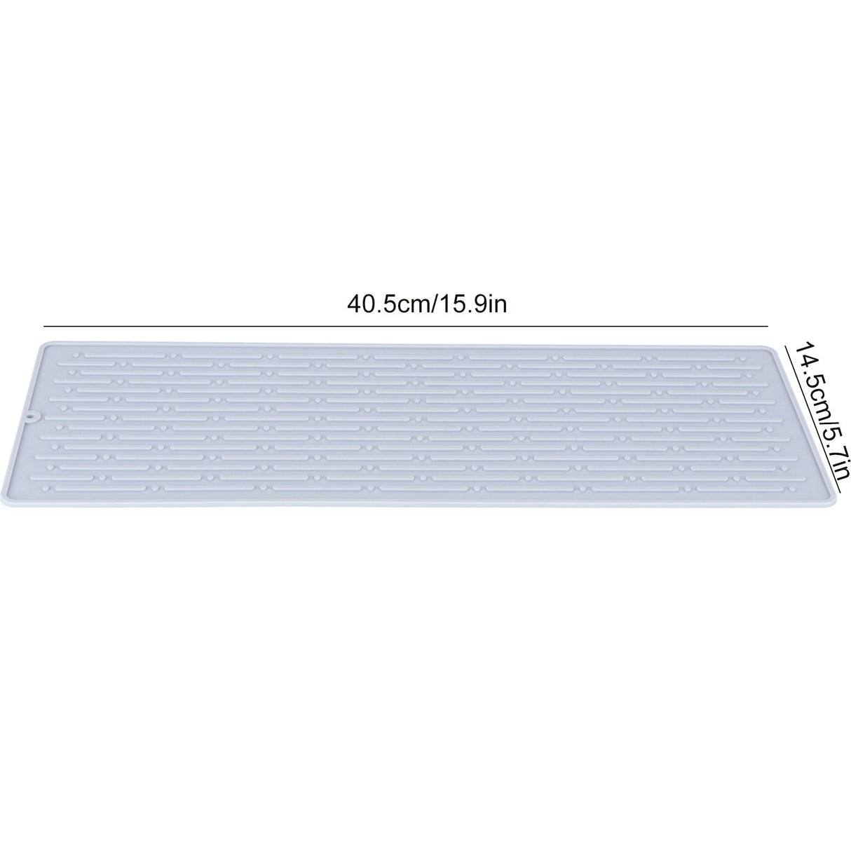 Silicone Draining Pad Non Slip Soda Bottles Drying Rack Mat Kitchen Accessories Gray(4 Hole Drain Rack Mat )