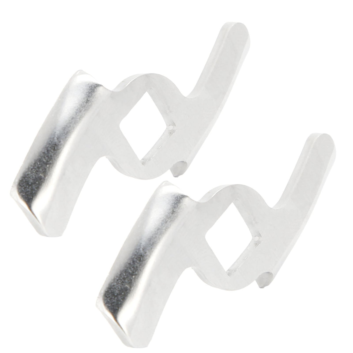 2Pcs Meat Grinder Blade 304 Stainless Steel Grinding Plate Disc Accessory for 5#/B Type Grinder(8MM Square Hole 2Blade )
