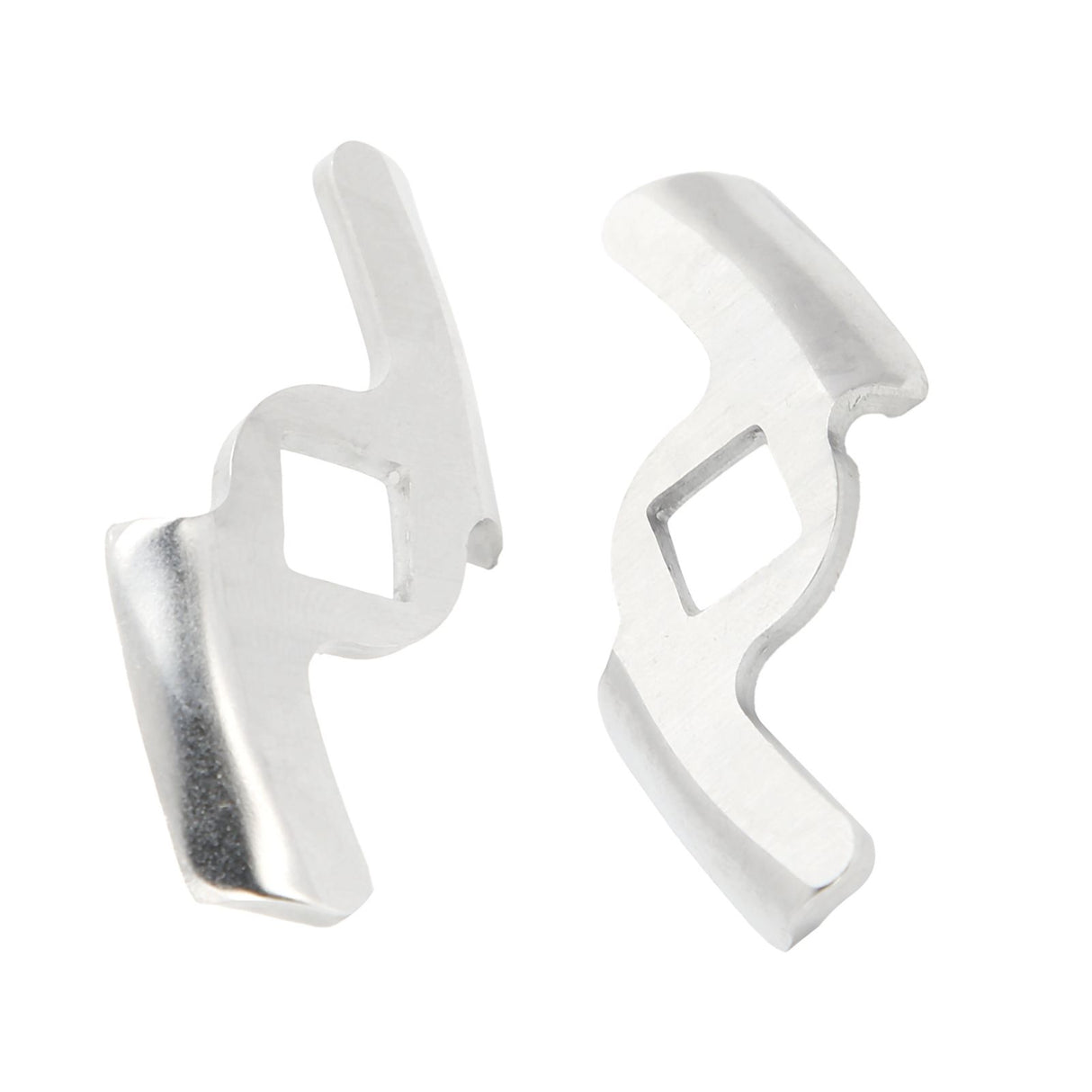 2Pcs Meat Grinder Blade 304 Stainless Steel Grinding Plate Disc Accessory for 5#/B Type Grinder(8MM Square Hole 2Blade )
