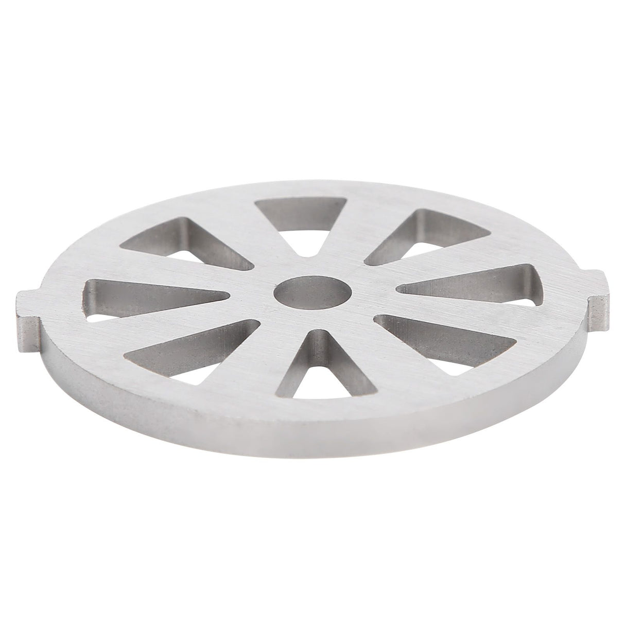 2pcs Meat Grinder Blade 304 Stainless Steel Cutting Plate 7mm/0.3in ID for 5#/B Type Meat Grinder(8 Holes Knife Plate )