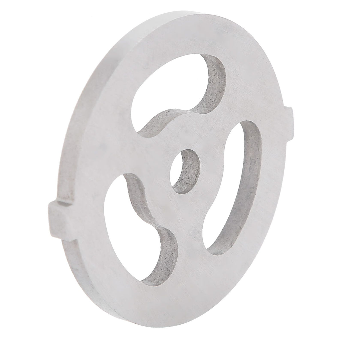 2pcs Meat Grinder Blade 304 Stainless Steel Cutting Plate 7mm/0.3in ID for 5#/B Type Meat Grinder(3 Holes Knife Plate )