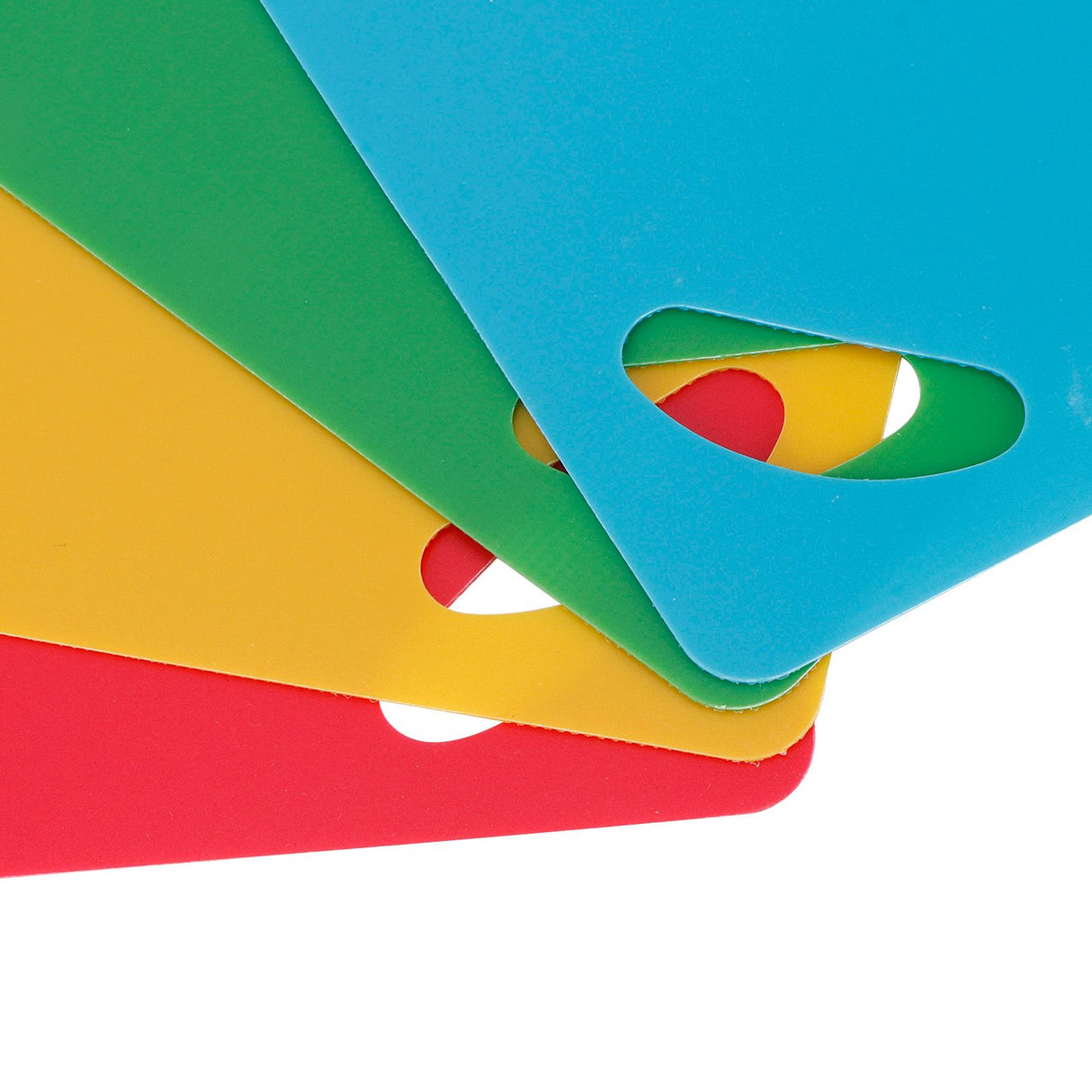 4pcs PP Flexible Kitchen Cutting Board Non Slip Cutting Board for Vegetable Meat 1.2mm