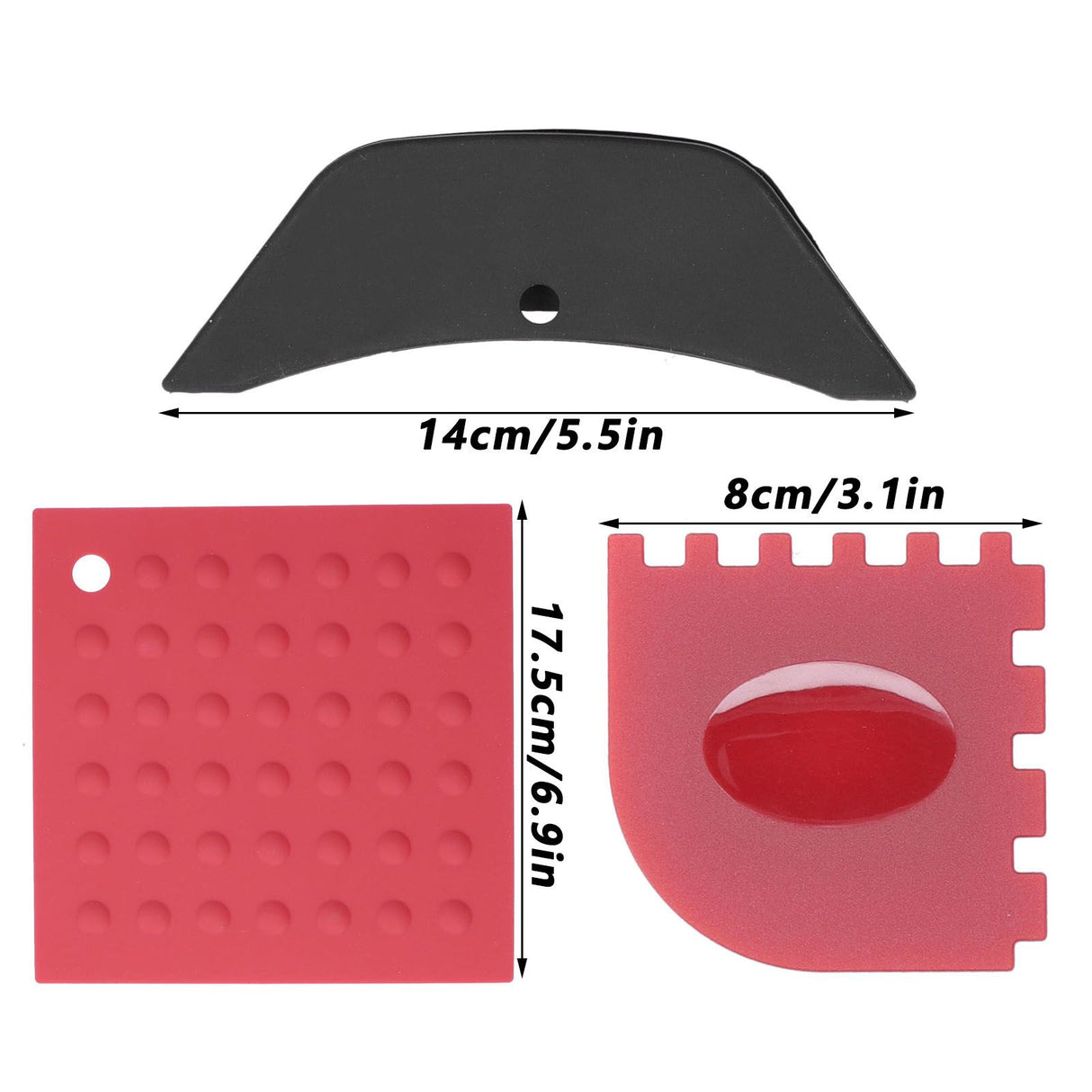 8Pcs/Set Pot Holder Scraper Pan Handle Kit Silicone Anti-Scalding Accessory for Home Kitchen