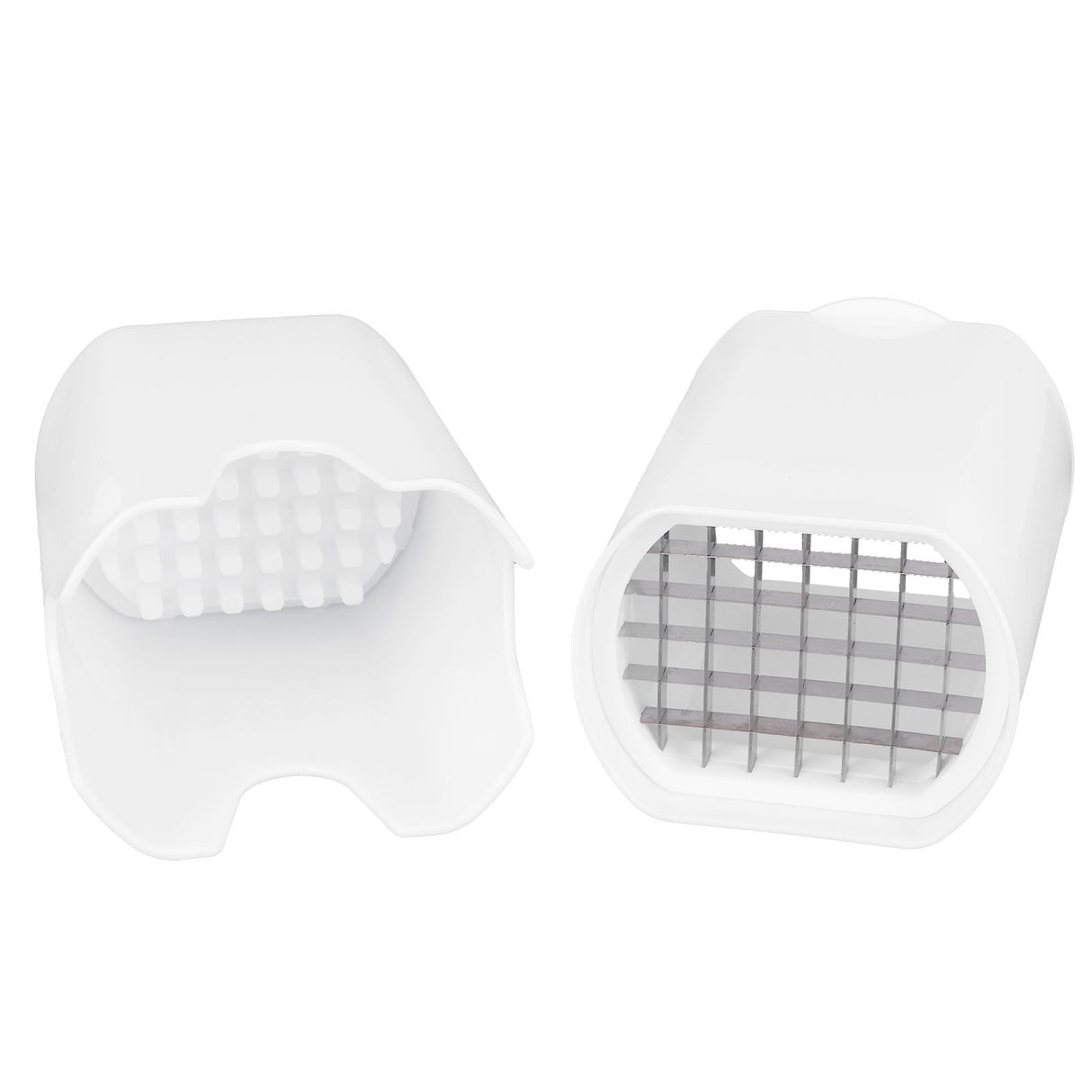 French Fry Cutter Potato Vegetable Fruit Slicing Tools with Lid 44 Grids Kitchen Accessories