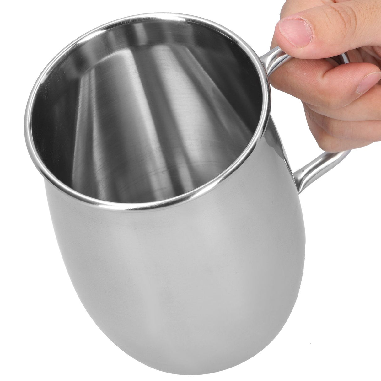1000ml Stainless Steel Wine Bar Beer Mug Water Cup with Handle Portable Coffee Cup Drinkware