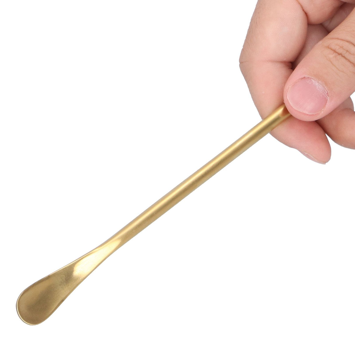 304 Stainless Steel Long Handle Brushed Stirring Spoon Cocktail Coffee Ice Spoon Bartender Tools