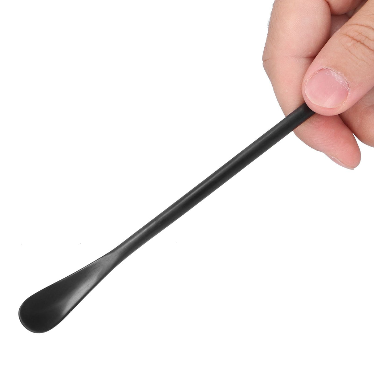 Coffee Stirring Spoon 304 Stainless Steel Cocktail Smoothie Lengthen Long Handle Matte Black