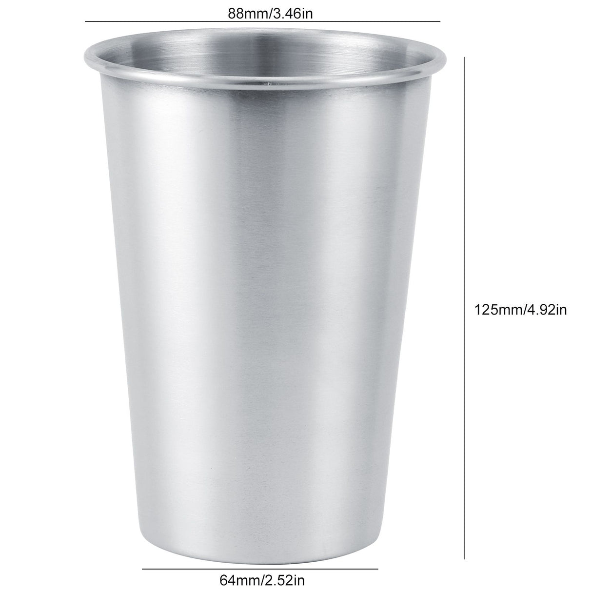 Stainless Steel Beer Cup Wine Cup Coffee Tea Milk Mug Drinking Supplies for Outdoors