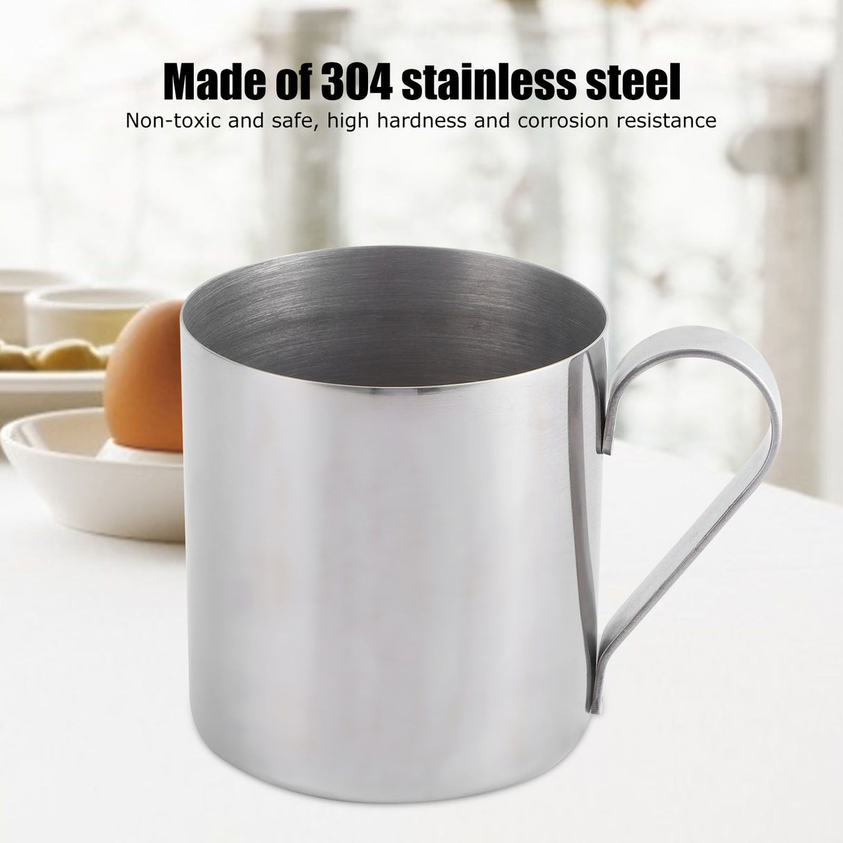 400ml Cocktail Mug 304 Stainless Steel Beer Coffee Water Drinking Cup Bar DrinkwareSilver