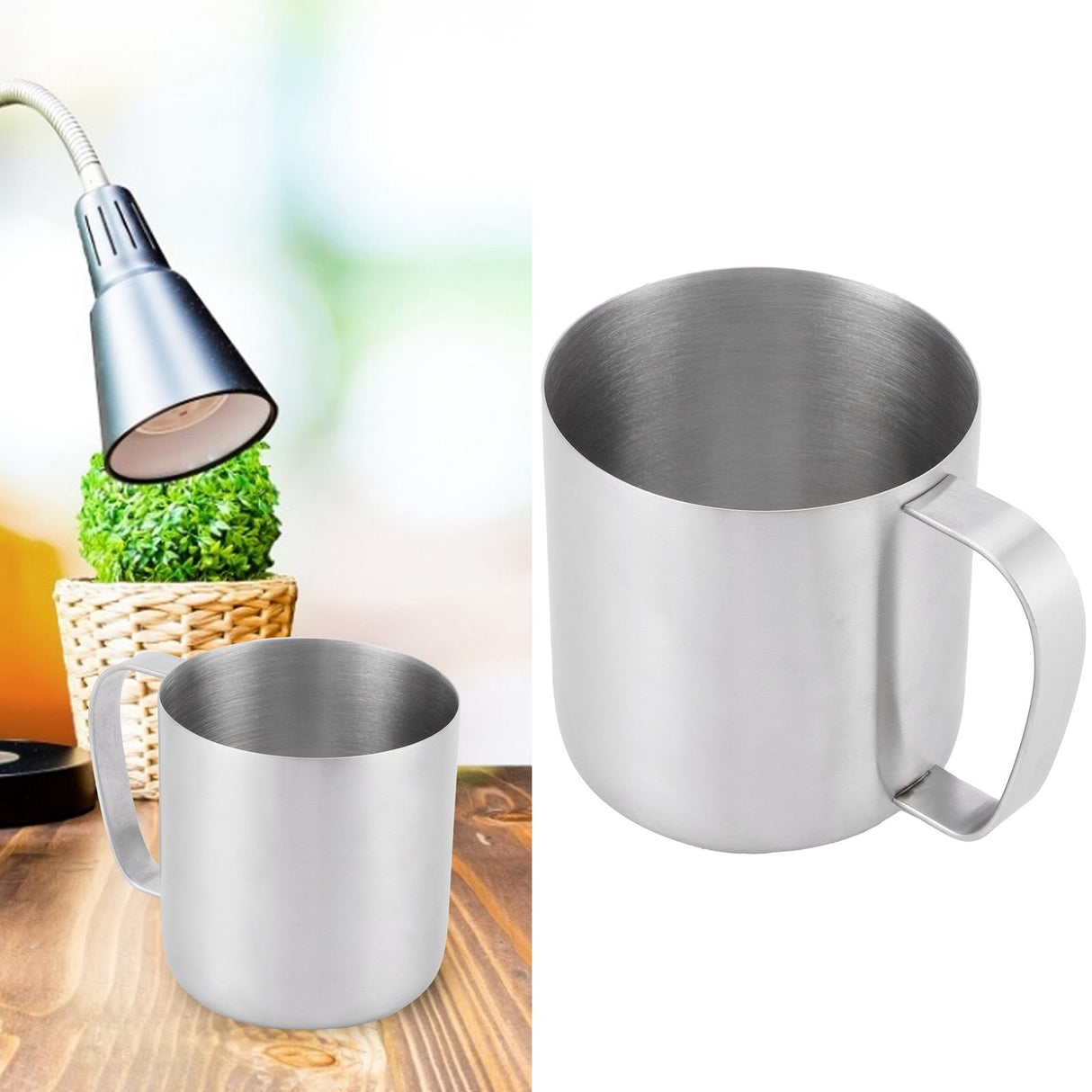 480ml Sanding Beer Mug 304 Stainless Steel Outdoor Water Cup Coffee Cup for Home Kitchen Supply
