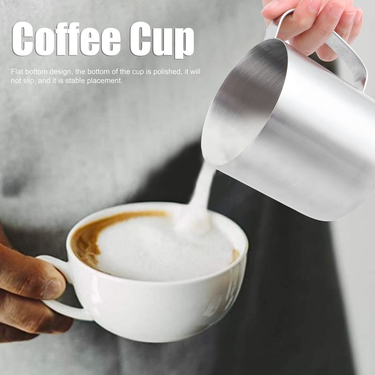 480ml Sanding Beer Mug 304 Stainless Steel Outdoor Water Cup Coffee Cup for Home Kitchen Supply