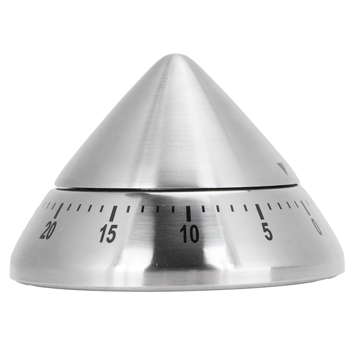 Kitchen Cooking Timer Stainless Steel Mechanical Timer Reminder Time Management Tools(PointedShaped )