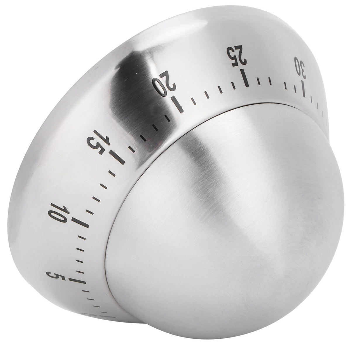 Kitchen Cooking Timer Stainless Steel Mechanical Timer Reminder Time Management ToolsRound